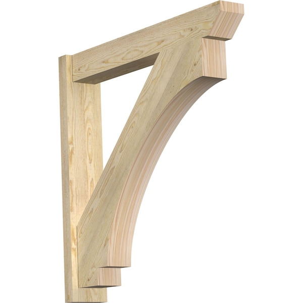 Ekena Millwork Imperial Slat Rough Sawn Outlooker, Douglas Fir, 6"W x 36"D x 36"H OUT06X36X36IMP06RDF - main